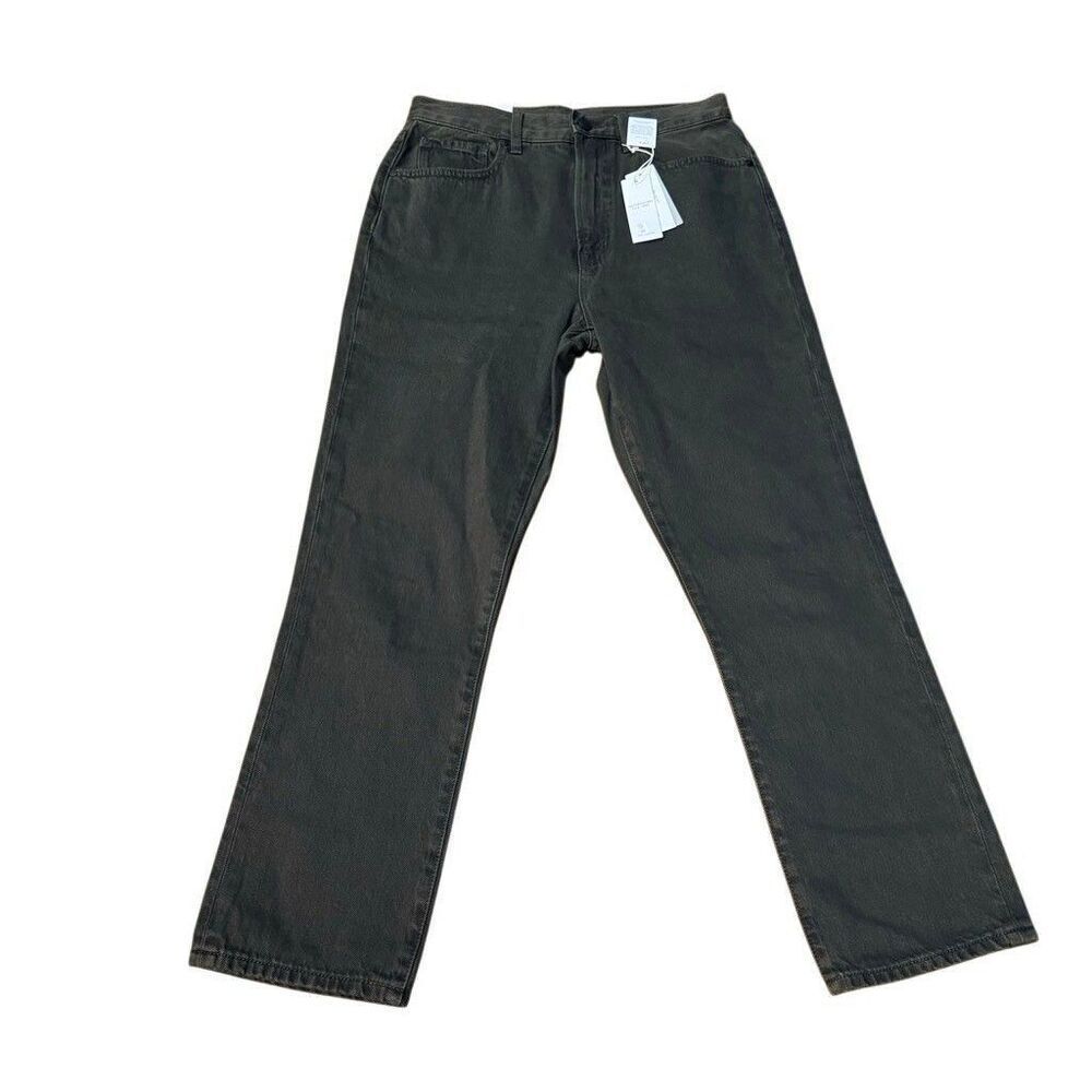 Outerknown Womens Jeans Size 27 SEA  Dune High Rise Slim Fit Organic Cotton Pine
